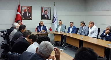 Erzurum'a gelen Efkan Ala, kalp krizi geçiren başkanı ziyaret etti