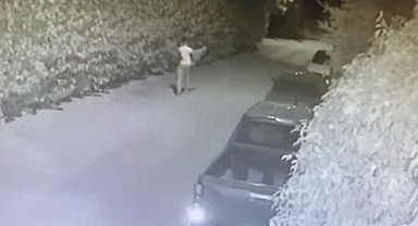 Elini kolunu sallayarak geldi, aracı çalıp gitti!