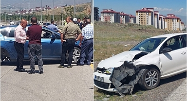 Erzurum’da trafik kazası: 2 yaralı