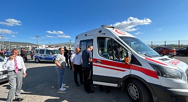 Erzurum TÜVTÜRK'te aracı muayeneden geçmeyince dehşet saçtı