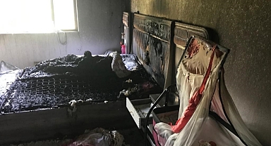 Ev küle döndü, canlarını zor kurtardılar