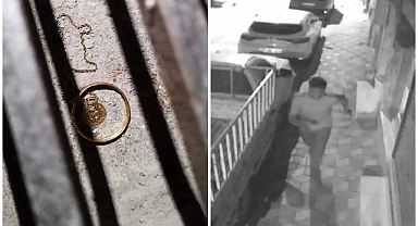 Eve girdi, kaçarken çaldığı eşyaları düşürdü