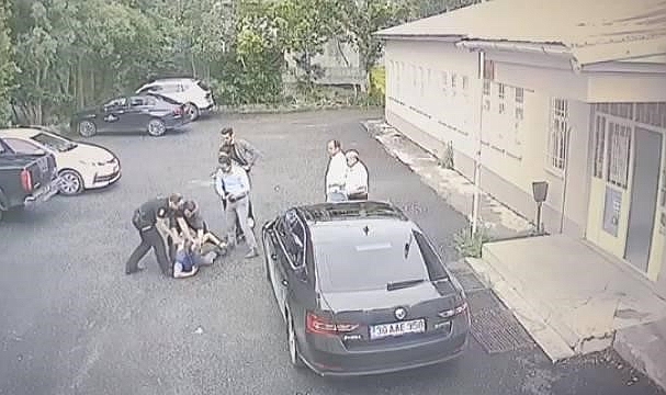 Gazeteciye saldırıya tepki