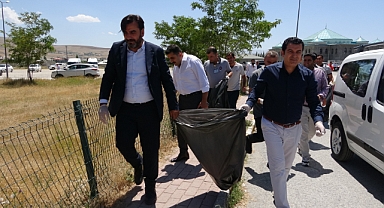 Hastane yöneticilerinden çevre temizliği