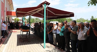 Şehit annesine son görev...