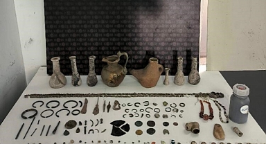 Tarihi eser operasyonu! Çok sayıda eser ele geçirildi