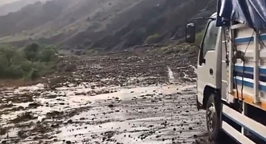 Tekman Yolu'nda sürücülerin zor anları