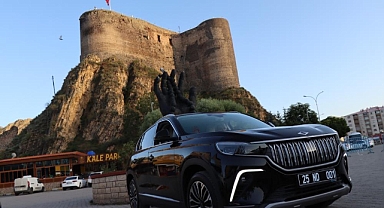 Türkiye'nin yerli ve milli otomobili Togg Oltu'da