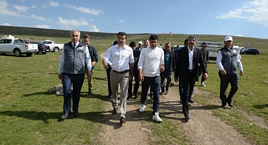 Vali Memiş, Erzurum'un meralarını gezdi