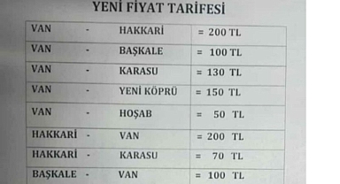 Yolcu minibüslerine zam!
