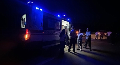 Yoldan çıktı şarampole uçtu