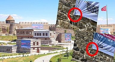 1500 yıllık kaleye çivi çaktılar!