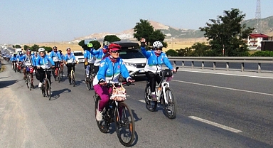 200 kilometre pedal çevirdiler!