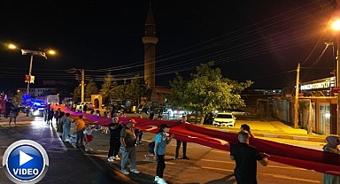 200 metre bayrakla ‘Fener Alayı’ yürüyüşü