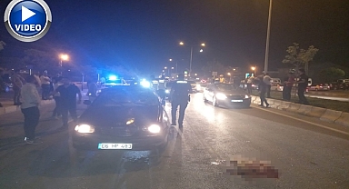 Acı kaza! Düğünden çıkan çifte otomobil çarptı!