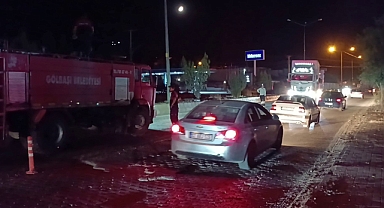 Aydınlatma direğinde yangın çıktı!