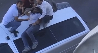 Çarpmanın etkisiyle yan yattı: 2 yaralı