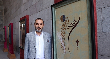 Erzurum'da HİÇ'in sergisini açtı
