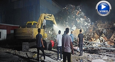 Erzurum’da Hurdacılar Sitesi’nde yangın çıktı