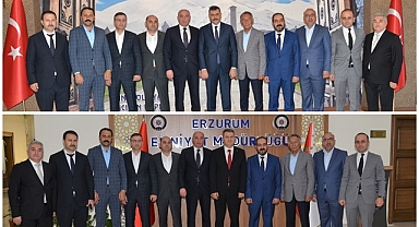 ETSO yönetiminden, Vali Çiftçi ve Emniyet Müdürü Yırtar’a ziyaret