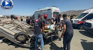 Feci kaza! Direksiyon hakimiyetini kaybetti! 1 ölü, 2’si ağır 4 yaralı