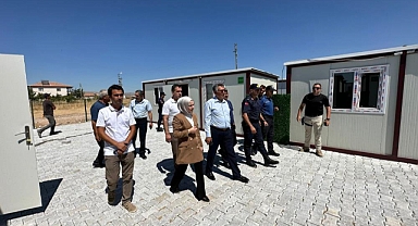 Geçici konteyner kent tamamlandı