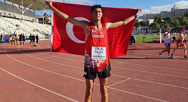 Genç sporcu, Avrupa ikincisi oldu