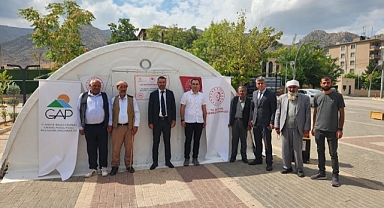 Göçerlere 513 bin liralık malzeme desteği