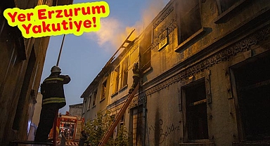 İki katlı metruk binada korkutan yangın!