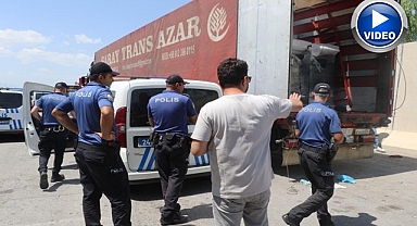 Kaçakları taşıyan tır sürücüsü tutuklandı