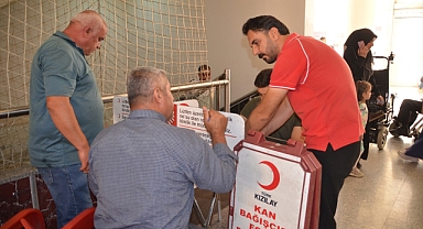 Kan bağışı kampanyasına büyük ilgi