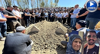 Kazada anne ve oğlu hayatını kaybetmişti! Yan yana gömüldüler