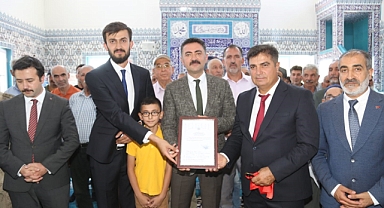 Köye cami yapmak için seferber oldular!