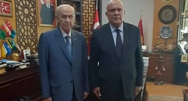MHP Lideri Bahçeli ile bir araya geldi