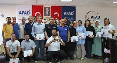 Onlar artık resmen AFAD Gönüllüsü