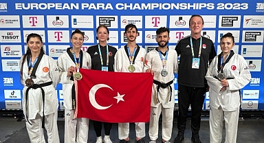 Para tekvandoculardan 5 madalya birden