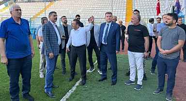 Stadyum tadilatını incelediler