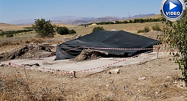 Tarlada heyecanlandıran keşif! Kazı çalışmaları başladı