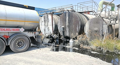 Üzerlerine sıcak zift dökülen 3 işçi yaralandı