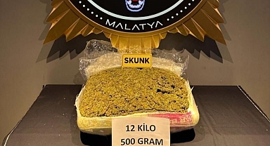 Yolcu otobüsünde ele geçirildi; tam 12,5 kilo!