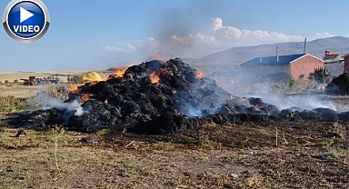 20 ton ot yanarak kül oldu