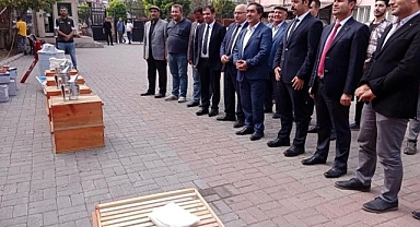 26 arıcıya, 480 adet arı kovanı desteği