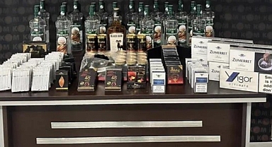 57 paket doldurulmuş makaron ele geçirildi   