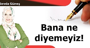Bana ne diyemeyiz!