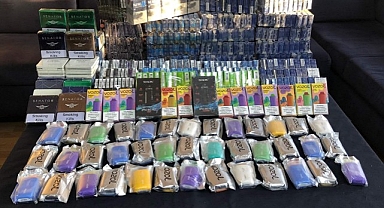 Binlerce kaçak sigara ele geçirildi!