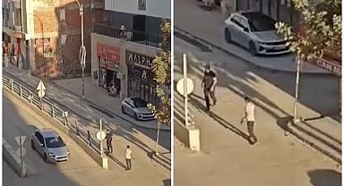 Cadde ortasında silahlar konuştu