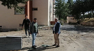 Rektör Çomaklı kampüste çalışmaları inceledi
