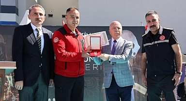 Cumhurbaşkanı Erdoğan’dan Erzurum İtfaiyesine Üstün Başarı Ödülü
