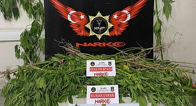 Ele geçirildiği gibi yakılarak imha edildi