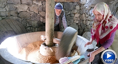 Erzurum’da baba yadigârı su değirmeni